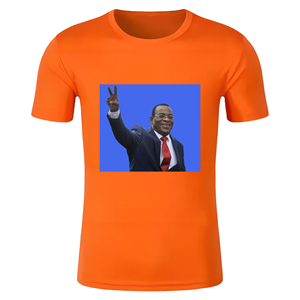 Wholesale Custom 2025 Cote D'Ivoire Presidential Campaign T-Shirts Polyester Sublimation Print Fast Delivery - Product Image 2