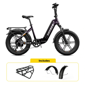 Bicicleta Plegable HovBeta de 20 Pulgadas, 4.0, 15 Ah, Cuadro de Aluminio, Bicicleta Eléctrica Urbana Plegable de 1200 W, Bicicleta de Carretera para Adultos, Bicicleta Eléctrica Híbrida con Neumáticos Gruesos - Product Image 3