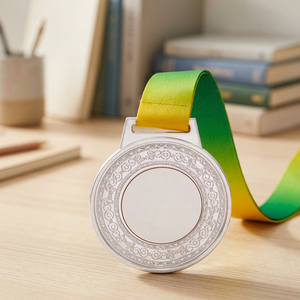 Medalla de Metal en Blanco Sojagy, Personalizable con Grabado, para Eventos Deportivos, Premios Conmemorativos Escolares, Aleación de <span class=keywords><strong>Zinc</strong></span>, Chapada en Oro, Plata <span class=keywords><strong>y</strong></span> Bronce - Product Image 1