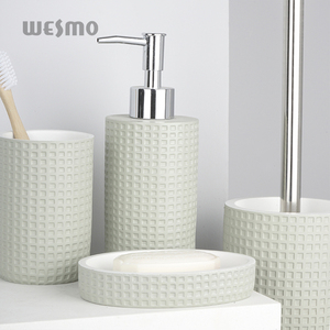 <span class=keywords><strong>Juego</strong></span> de <span class=keywords><strong>baño</strong></span> de resina moderno, 4 Uds., dispensador de loción, vaso de <span class=keywords><strong>baño</strong></span>, soporte para cepillo de <span class=keywords><strong>baño</strong></span>, <span class=keywords><strong>jabonera</strong></span>, organizador de tocador de encimera - Product Image 1