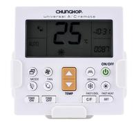 Control Remoto Universal K-650E CHUNGHOP para Aire Acondicionado con Pantalla LCD de Pared y Retroiluminación LED