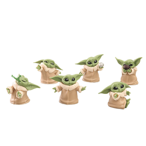 Alla moda 4-6cm maestro bambino <span class=keywords><strong>Yoda</strong></span> PVC Action Figure di buone Figure per collezione cartone animato giocattolo Mini modello bambini Unisex - Product Image 4