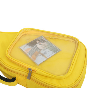 Estuche de tela Oxford para ukelele, bolsa de transporte con correa para el hombro y cierre de cremallera para almacenamiento en viajes - Product Image 4