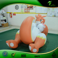 Poupée gonflable Hongyi Dragon Girl SPH, jouet gonflable de dessin animé qui couine avec trou