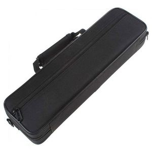 Étui de transport pour flûte en nylon noir, robuste, durable et élégant, avec poignée et bandoulière - Product Image 1