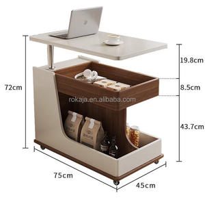 Gran oferta, <span class=keywords><strong>mesa</strong></span> auxiliar multifuncional, <span class=keywords><strong>mesa</strong></span> de té móvil, <span class=keywords><strong>aparador</strong></span>, carro de almacenamiento <span class=keywords><strong>plegable</strong></span> moderno, carrito pequeño, mesas de esquina - Product Image 6