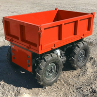 Camion benne hydraulique électrique télécommandé pour la construction en acier, nouveau modèle Kylin K600, véhicule de transport de haute qualité pour