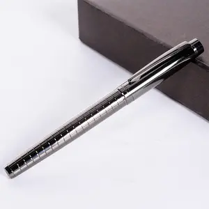 Creative Graveren Gun Zwart Metallic Streep-Vormige Graveren Pen Kantoor Inkt Pen Handtekening Vulpennen/