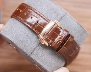 Reloj Mecánico de Acero Inoxidable para Hombre con Tourbillon, Cristal de Zafiro, Correa de Cuero, Estilo Deportivo, 41 mm de Diámetro, Correa de 22 mm - Product Image 6