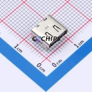 HX TYPE-C 16P+1.6 USB Connector SMD Connector ( Connector Type: Type-C )( Protocol Standard: USB 3.1 )( Gender: Female ) - Product Image 1