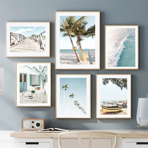 <span class=keywords><strong>Peinture</strong></span> sur toile de paysage marin nordique, art mural côtier, impression de <span class=keywords><strong>surf</strong></span>, vagues océaniques, paysage naturel, <span class=keywords><strong>peinture</strong></span> murale pour la décoration du salon - Product Image 1