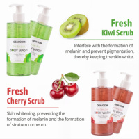 OEM ODM Klantspecifieke Fruit Douchegel Natuurlijke Biologische Hydraterende Verlichtende Body Wash Gel Private Label Huidverzorging Bad- en Douchegel