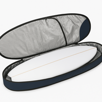 Sac de planche de surf longboard personnalisé léger et étanche et résistant aux UV portable avec protection rembourrée et bandoulière
