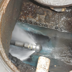 Rohrreinigungsmaschine für Fettverstopfungen, Hochleistungs-Industrielle Kanalreinigungsausrüstung, Beheizter Hochdruckreiniger mit Heißwasser - Product Image 4