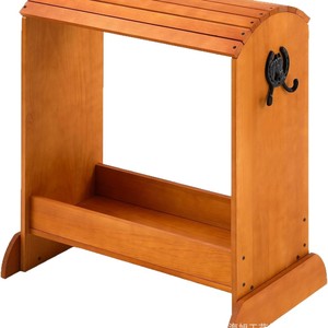 Support à selle en bois pour l'écurie du cheval, support de rangement multifonctionnel pour bureau - Product Image 5