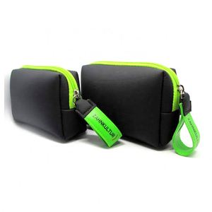 Custom Logo Printed Neoprene Travel Toiletry Bag Cosmetic Bag Zipper <b>Case</b> for Women Girls Ladies - Product Image 5