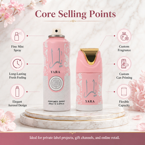 Desodorante <span class=keywords><strong>Antitranspirante</strong></span> de Larga Duración de Lujo al por Mayor, Spray Corporal Perfumado para Mujer, Perfume Árabe Yara, Desodorante en Spray Corporal - Product Image 1