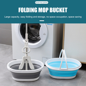 Sản Phẩm Bán Chạy Giỏ Thoát Nước Gấp Gọn Tiện Dụng Cây Lau Nhà Giỏ Giặt Gấp Gọn Bằng Nhựa Silicon - Product Image 3