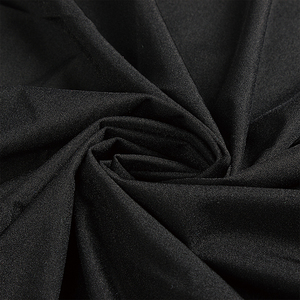 Venta al por mayor 59% <span class=keywords><strong>Nylon</strong></span> 41% Spandex tejido liso Color negro traje de baño tela en stock - Product Image 2
