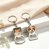 Porte-clés en métal personnalisé avec cadre miniature vintage rectangulaire, logo personnalisé, cadre photo, porte-clés
