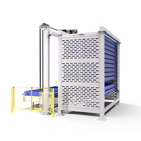 Système de stockage automatique à panneaux à tour unique Herochu ASRS pour feuilles de bois/métal, système d'entrepôt robotisé