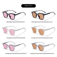 Lunettes de thérapie par la lumière bleue Sunray pour un confort visuel, filtrant la lumière avec des verres FL41 FL60 teinte ambre rose, monture TR90 légère, unisexe