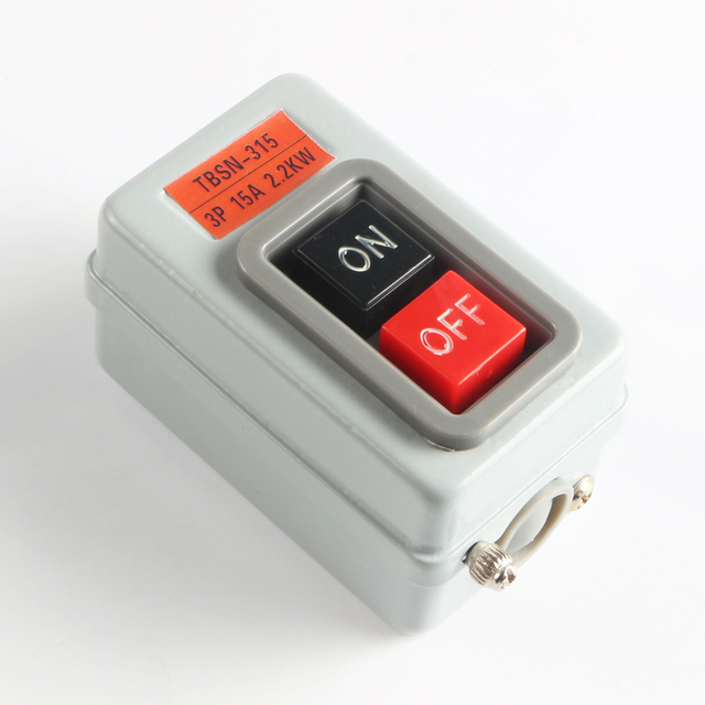 TBSP-315 15A Power Push Button / Pushbutton Control On-off Switch