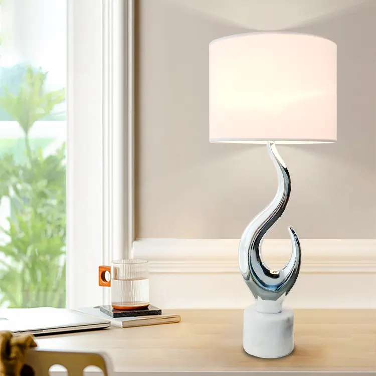 New Modern Night Bedside Lamp Study Bedroom Living Room Luxury Decor Desk Home Led Table Lamp