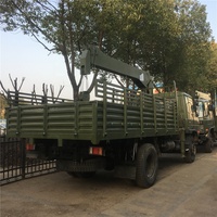 Grue montée sur camion à flèche télescopique Dongfeng 8 tonnes