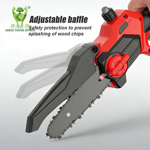 Lithium Chainsaw 8 Inch Cordless Brushless Electric Chainsaw HandHeld <strong>Chain</strong> Saw for Tree Trimming Wood Cutting Garden Pruning - Product Image 3
