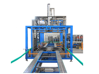 Nouvelle ligne de production de machines de pliage et de soudage automatiques pour cages IBC avec commande PLC en acier inoxydable
