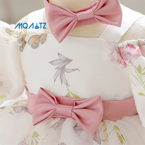 MQATZ abiti da ragazza fiore Mini principessa sposa abito da ballo per bambine estate festa di <span class=keywords><strong>abbigliamento</strong></span> - Product Image 3