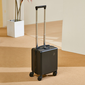 Mini <span class=keywords><strong>Valise</strong></span> de Voyage Tendance 14 Pouces Bagage <span class=keywords><strong>Cabine</strong></span> Léger 40x30x20 avec <span class=keywords><strong>Roues</strong></span> Support de Gobelet Disponible Dropshipping - Product Image 2