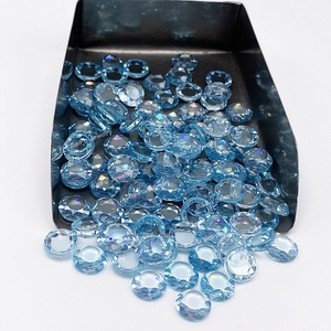 Sản phẩm mới Zircon đá đá quý kích thước khác nhau hình bầu dục cắt mặt phẳng dưới tổng hợp CZ Đá Quý cho đồ trang sức - Product Image 5