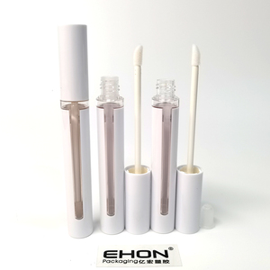 Unique 7ml PETG/AS <b>Plastic</b> Lipgloss Bottle Packaging Screw Cap White Applicator Empty Lip Gloss <b>Tube</b> Silk Screen Printed Makeup - Product Image 5