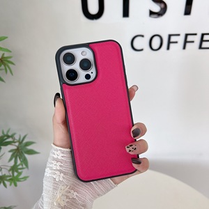 Tiên Tiến Chéo Mô Hình Tùy Chỉnh Màu Sắc PU Da Trường Hợp Đối Với iPhone 16 15 14 13 Pro Max Điện Thoại Di Động - Product Image 3