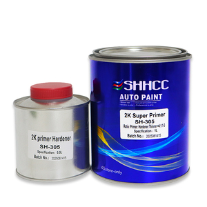 Kit d'apprêt époxy gris SHHCC 2K 4L+1L |   Apprêt époxy antirouille automobile pour la réparation de carrosserie et la retouche automobile - Product Image 3