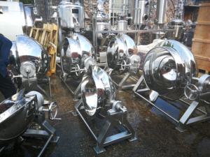 स्टेनलेस स्टील इलेक्ट्रिक/भाप गर्म टिल्टिंग जैकेट केटल कुकिंग टैंक कुकर - Product Image 3