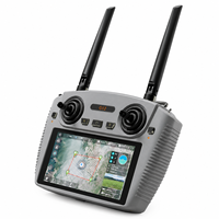 Station de contrôle au sol pour drone G12 5,5 pouces, 9 km, 2,4 GHz, 5,8 GHz, Android 13, télécommande avec récepteur GR01