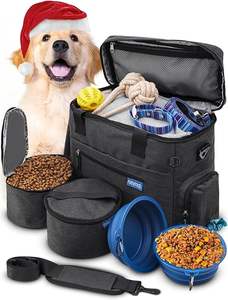 Free sample Modoker <b>Dog</b> <b>Travel</b> <b>Bag</b>, Weekend Pet <b>Travel</b> Set <b>Dog</b> Cat Airline Approved Tote Organizer with Multi-Function Pockets - Product Image 5