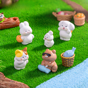 Vente en gros de poupées créatives pour le marché aux légumes, petit animal, micro paysage, décoration personnalisée, petit ornement artisanal en résine - Product Image 2