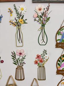 Escultura de Pared de Metal Vintage con Forma de Flor, Diseño Moderno, Decoración para el Hogar, Placa con Impresión UV, Letrero Colgante, Venta al Por Mayor - Product Image 6