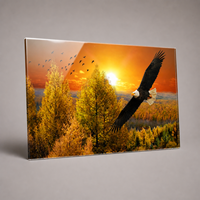 Impression murale Paysage Arbre Fantastique – Image Couleurs Jour et Nuit pour Bureaux Créatifs, Salons d'Hôtels et Espaces de Vie