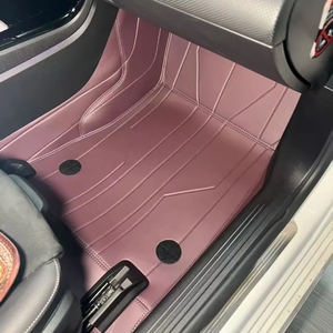 360 องศาเต็มรูปแบบ °   พรมปูพื้นรถยนต์หนังแท้สำหรับ Toyota <span class=keywords><strong>Mazda</strong></span> Hyundai Lexus Honda BMW Ford Tesla - ชุดพรมปูพื้นรถยนต์ - Product Image 1