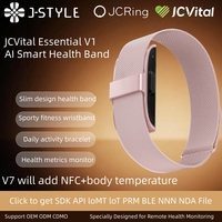 JCVital V1, SDK API CDMO Patentado, Monitorización del Sueño de Alta Calidad, Pulsera Inteligente Impermeable, Pulsera Inteligente Deportiva Popular