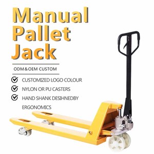 Fabrieksleverancier Zware 5000Kg Capaciteit Hydraulische Push Hand <span class=keywords><strong>Pallet</strong></span> Truck <span class=keywords><strong>Pallet</strong></span> <span class=keywords><strong>Jack</strong></span> Met Nylon Wielen 685*1220Mm - Product Image 1