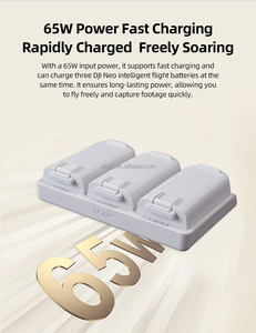 LKTOP Neo Charging Hub 65W Bidirectional Fast Charging Station for <strong>3</strong> Batteries Compatible with DJI Neo Pocket Drone - Product Image 4