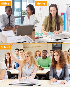 Sacs de classement imperméables multifonctionnels avec fermeture éclair et crochet pour corde, format lettre A4/A3/B4, pour le rangement en voyage - Product Image 5