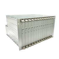 C-BOX . . Boîtier de contrôle personnalisé 6U, profil en aluminium anodisé 19 pouces, type table multi-rails, sous-rack 24563-133