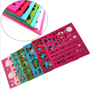 Porte-clés personnalisé en feutre, modèles découpés, vente en gros, usine, - Product Image 1